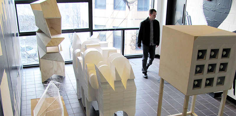 UIC School of Architecture, Architecture Faculty Exhibition, Figure, Cappomaggi, Kelley, Palider, Flohr, Slowik
